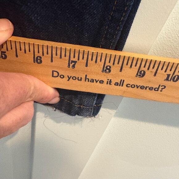 Rustler Jeans Mens 38x29 Blue Denim Straight Leg Relaxed Fit Classic 87619PW - Picture 8 of 12